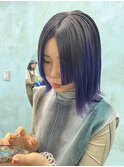 ルーツカラー　パープル