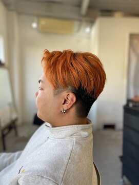 メンズカット バイ ソイクフ(メンズカット by SOY-KUFU) MEN'S HAIRセンター分けマッシュ