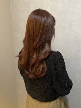 ウィスプ 赤羽店(wisp) 潤う秋の艶カラー 美肌診断カラーコテ巻きヘアアレンジ#3