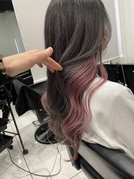 ヘアーデザイン ジェルム(Hair Design germe) プルエクピンクインナー  #しのだスペシャル