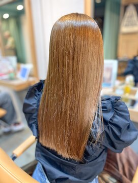 ヘアアンドライフ エジェリデイズ(hair&life egerie days) ウルトワトリートメント/艶アッシュカラー/ロングヘア