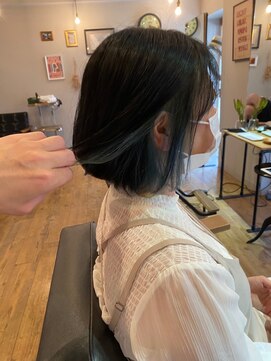 ロータス ヘアデザイン(LOTUS hair design.) インナーカラー×guest style