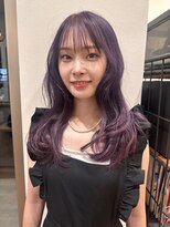 ヘアー テクニカ(hair Technica) ブリーチありラベンダーカラー