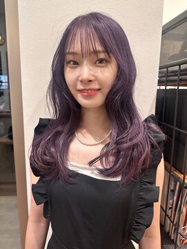 ヘアー テクニカ(hair Technica) ブリーチありラベンダーカラー