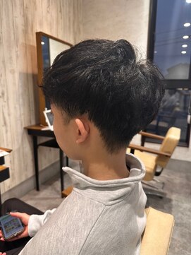 エヌアンドエー 杉戸高野台店(N&A) ツイスパ/スパイラル/波巻きパーマ×ツーブロックマッシュ#5