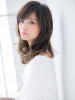 スペース 海浜幕張(spes) 海浜幕張/髪質改善/斜めバングミルクティーアッシュ!韓国風巻きg