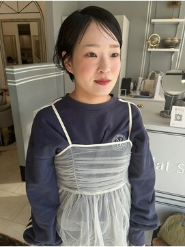 モードケイズエクラ(MODE K's Eclat) 黒髪クセ毛ショート