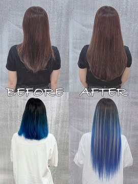 リップ 大阪本店(LIP) 【レミー100%最高級人毛/ロング】シールエクステ80枚