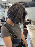 【viewt hair】ハイライト × ミニボブ　福山市