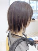 【morio成増/児玉】切りっぱなし外ハネボブ　縮毛矯正