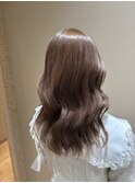 ブリーチなしWカラーの明るめベージュ♪♪