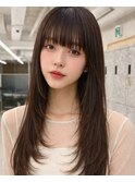 三鷹レイヤーカット韓国顔周り前髪カットハッシュカット吉祥寺