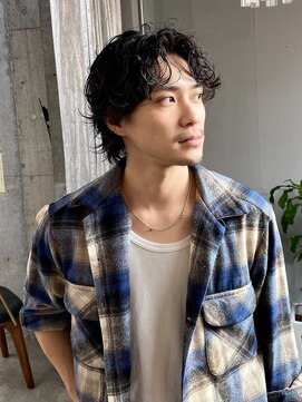 ステップボーンカット トーキョー(STEP BONE CUT TOKYO) 【ステップボーンカット】メンズミディアムパーマ