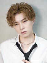 エイド 本店(aid) シャドウパーマ刈り上げツーブロックアップバング無造作パーマ