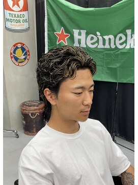 BUZZ FLOW men’s salon by D＆T【4月1日NEW OPEN(予定)】 オールバックパーマ
