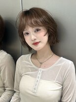サンドイエナ 横浜店(sand yena) ボブパーマに相性ぴったりな透明感グレージュ