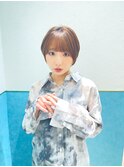 ハンサムショート/丸みショートボブ/20代30代40代50代/顔周り