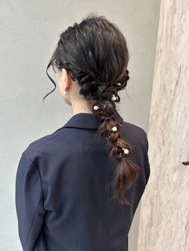 ジーナエス 札幌(Zina S) 編みおろしアレンジ