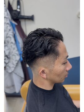 アイリュウヘアー 高崎井野(airyu hair) 大人の色気パーマ×スキンフェード