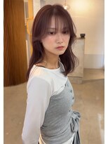 レル(lelu) 柔らかいボルドーカラー