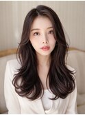 大人上品な中華美女ワンホンヘア×地毛カラー
