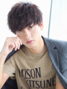 リップス 渋谷(LIPPS) サイドパートの毛流れ【SRNマッシュ】