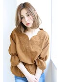 無造作ラフカール_切りっぱなし_ボブ