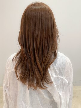 マイラ 銀座(myla) ヨシンモリ/ミントマロンベージュ/かきあげロング/20代30代40代/