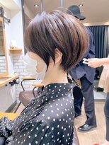 アヴァロン(AVALON)&nbsp;絶壁解消×イルミナカラー×前下がりくびれショート【永田】