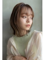 ブエナビスタ(BUENA VISTA)&nbsp;【BUENAVISTA】大人かわいい前髪ボブ/インナーカラー/イルミナ