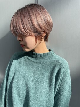 ヌード(NUDE) 「NUDE」#10代20代30代40代Wカラー大人ショートボブ束感ショート