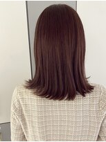 ラベスト キョウト(LOVEST)&nbsp;目立ちすぎない艶ピンクカラーのミディアム