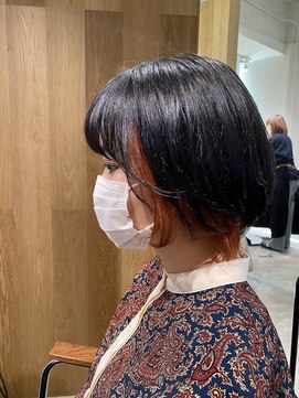 アンドチル 渋谷(AND CHILL) ウルフマッシュ×インナーカラー【AND CHILL渋谷】