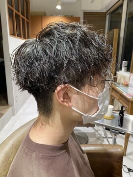 バブ バイネオリーブ(Bab by neolive) □かき上げ センターパート 韓国マッシュ ツイストスパイラル