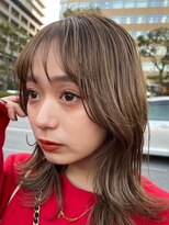 髪質改善＊フェミニンベージュレイヤー＊美髪【Zina 千葉】