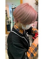 マイ ヘア デザイン 岡崎(MY hair design) 斜めバング/グレージュカラー/シルキーベージュ/岡崎