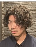 ツーブロック×ツイストスパイラル