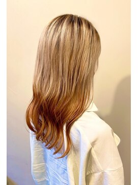 フレア ヘア サロン(FLEAR hair salon) オレンジグラデーション