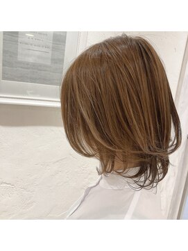 アロマ ヘアルーム 池袋店(AROMA hair room) レディースウルフレイヤー×小顔カット×ベージュカラー