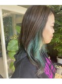 【hair salon W】インナーカラー