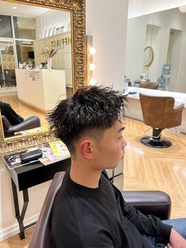 コワファースト  させぼ五番街店(COIFF1RST) ツイスパ×アップバング☆