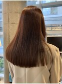 髪質改善/暖色系カラー/ストレート/30代40代50代60代/SAORI