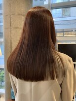 イリー 代官山(ILY)&nbsp;髪質改善/暖色系カラー/ストレート/30代40代50代60代/SAORI