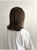ロブ+透明感ベージュ