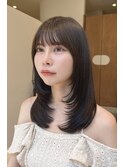 大人フェミニン 大人フェミニン/20代/30代/40代/50代 小顔前髪