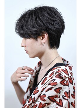 リップス 吉祥寺店 (LIPPS) センターパート　ニュアンスパーマ　ショートウルフ