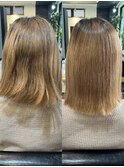 美髪髪質改善ペールベージュくすみベージュメルティカラー