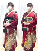 ママ振袖コーディネート