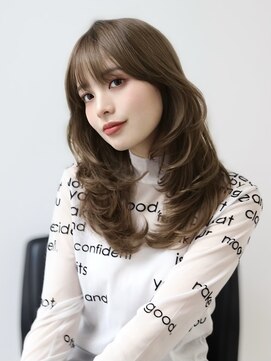 ジーナ 梅田(Zina) 顔まわりカット/レイヤーカット/髪質改善/大阪/【Zina梅田】