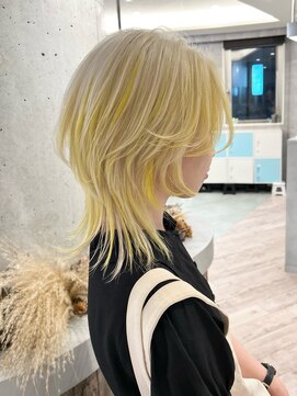 アンドソー 池袋(&so.) デザインカラー/メッシュカラー/ブロンド/イエローカラー/池袋